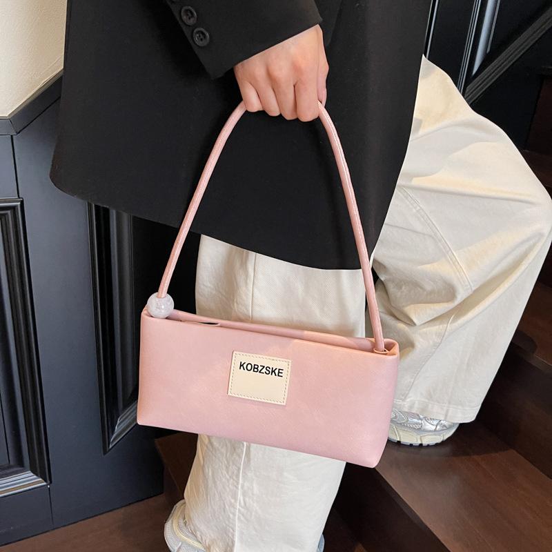 Korean version of hand-carried small square bag spring and summer new niche fashion shoulder bag 2025 commuter shoulder underarm bag
