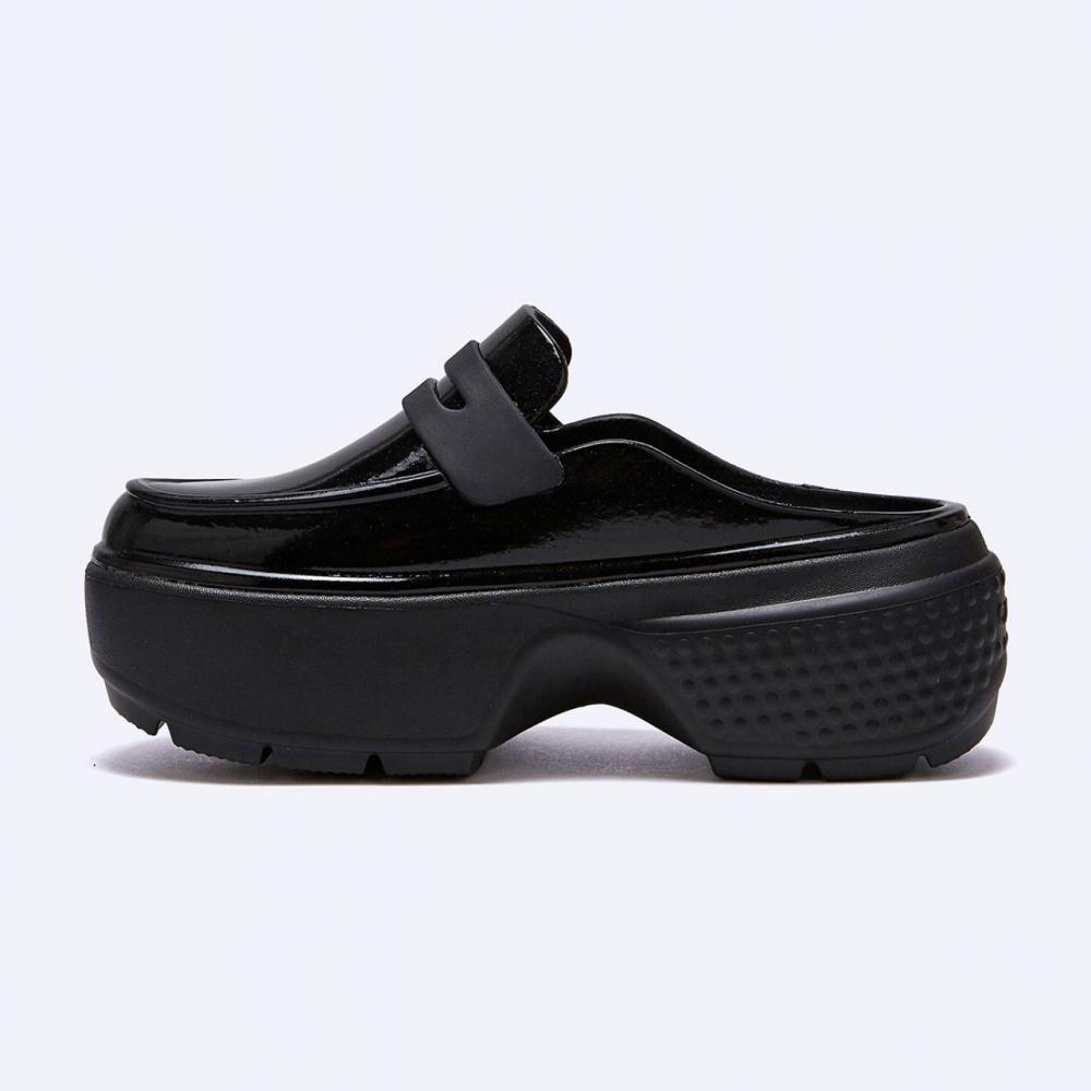 Crocs Mocassins Stomp Hi Shine Noir 210659 001