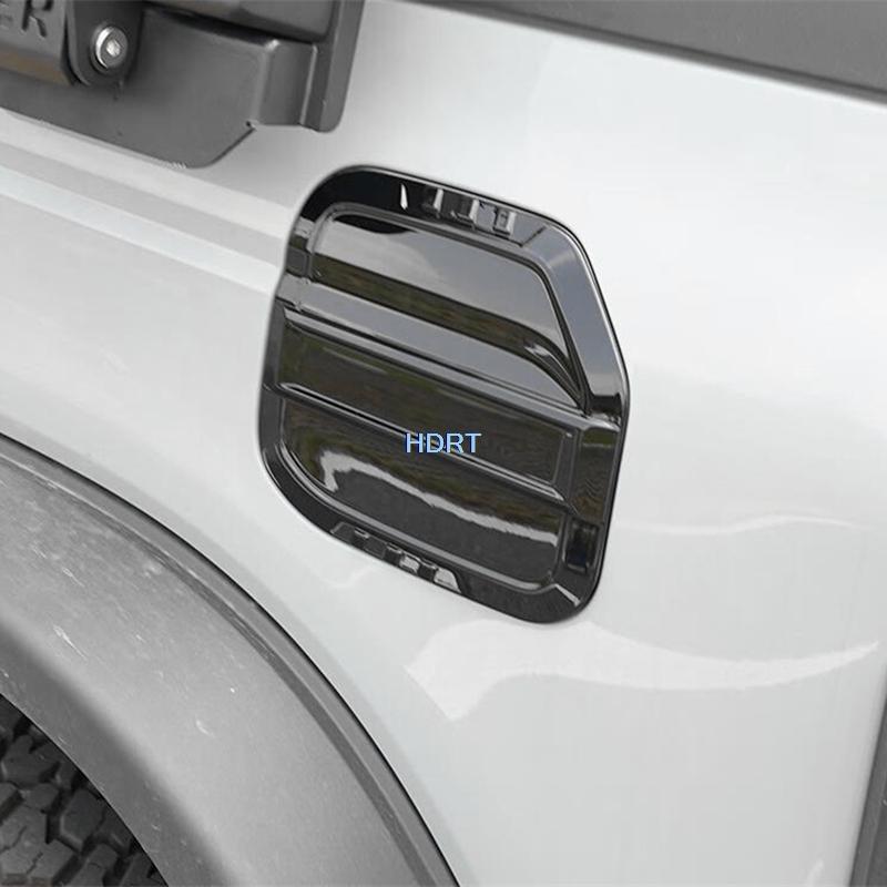 Fuel Tank Cover Oil Cap Gas Trim Frame For Ford Bronco 2024 + Car Styling Protector Decoration Accessories Exterior Sticker