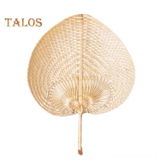 

Бамбуковые ручные веера Натуральные ткацкие веера ручной работы Легкий веер из пальмовых листьев Ручной вентилятор для детей и взрослых с 2 размерами для летнего охлаждения S