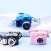 Smiling Plush Dog Toy Camera Pendant with Strap