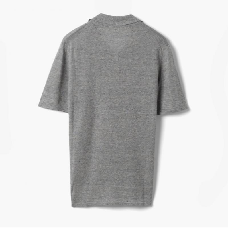 Roberto Collina Polo Knit Gray Rcf1m50004a13