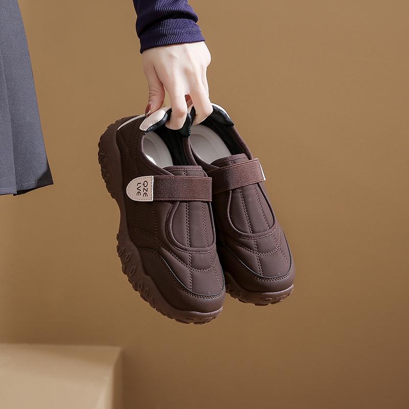 

Fashion Shallow Casual Shoes Board Shoes Women s 2025 Spring and Autumn Non-slip Platform Sneakers 40 чёрный