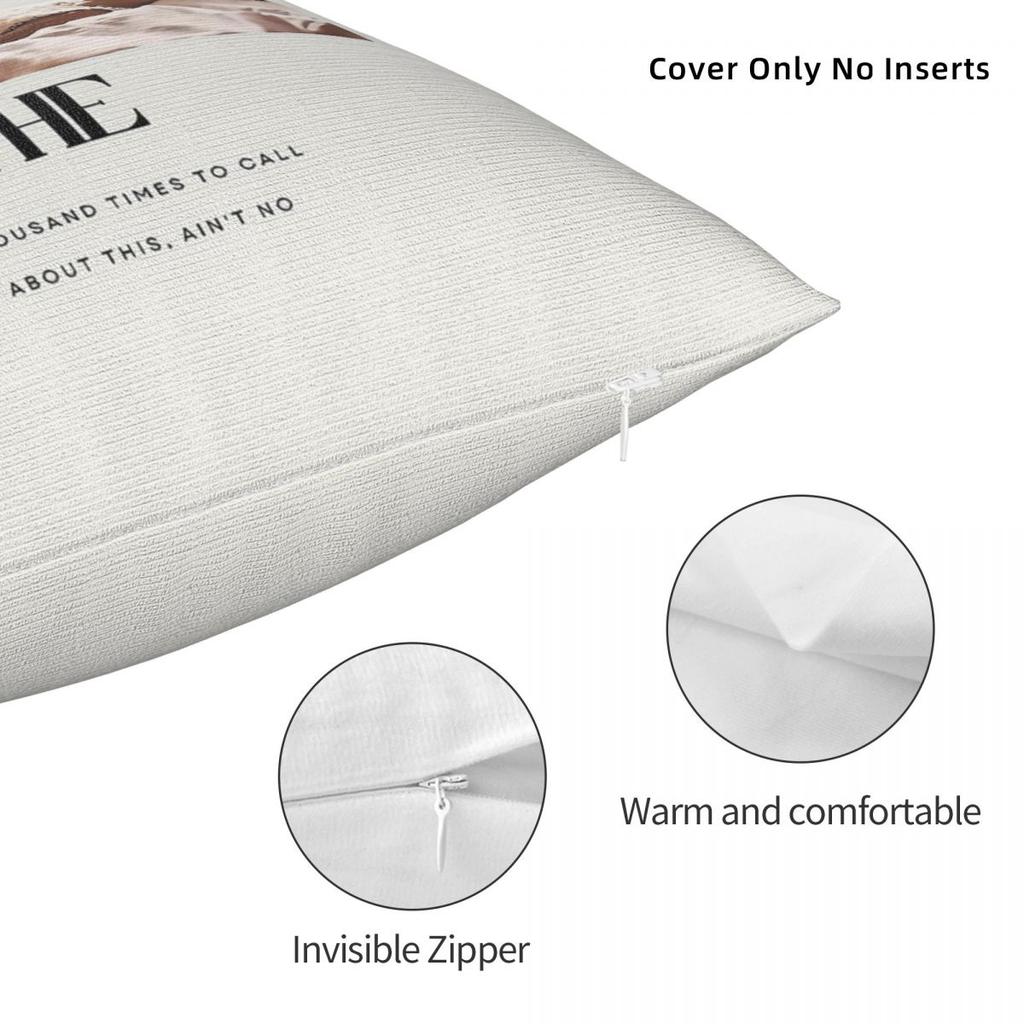 Breathe Omar Rudberg Pillowcase Polyester Linen Velvet Creative Zip Decorative Home Cushion Cover