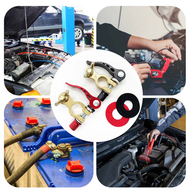 12V 24V Quick Release Disconnect Car Battery Terminal  Connectors Top Post Automobile Wire Cable Clamp For Boat Race Auto