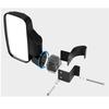 UTV Center View Mirror & 2 Side View Mirrors For Polaris Ranger 500/570/900/1000