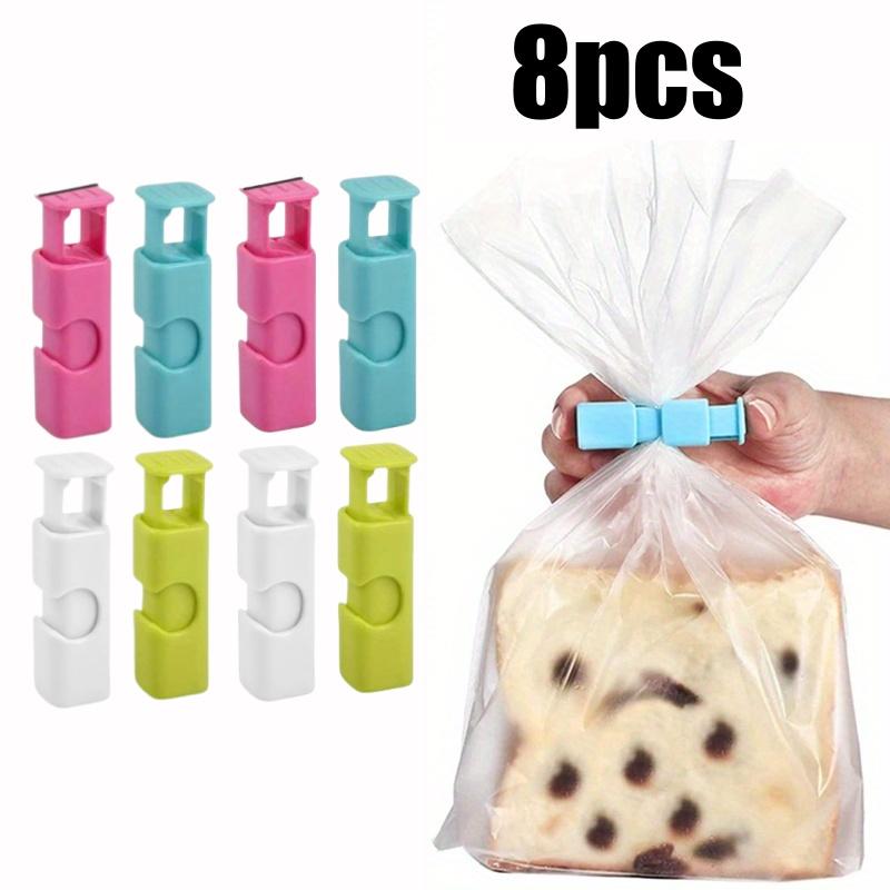 20pcs Food Sealing Clips Reusable Fresh Food Storage Tools Plastic Sealer Clamp Snack Bread Seal Bag Home Kitchen Storage Clips