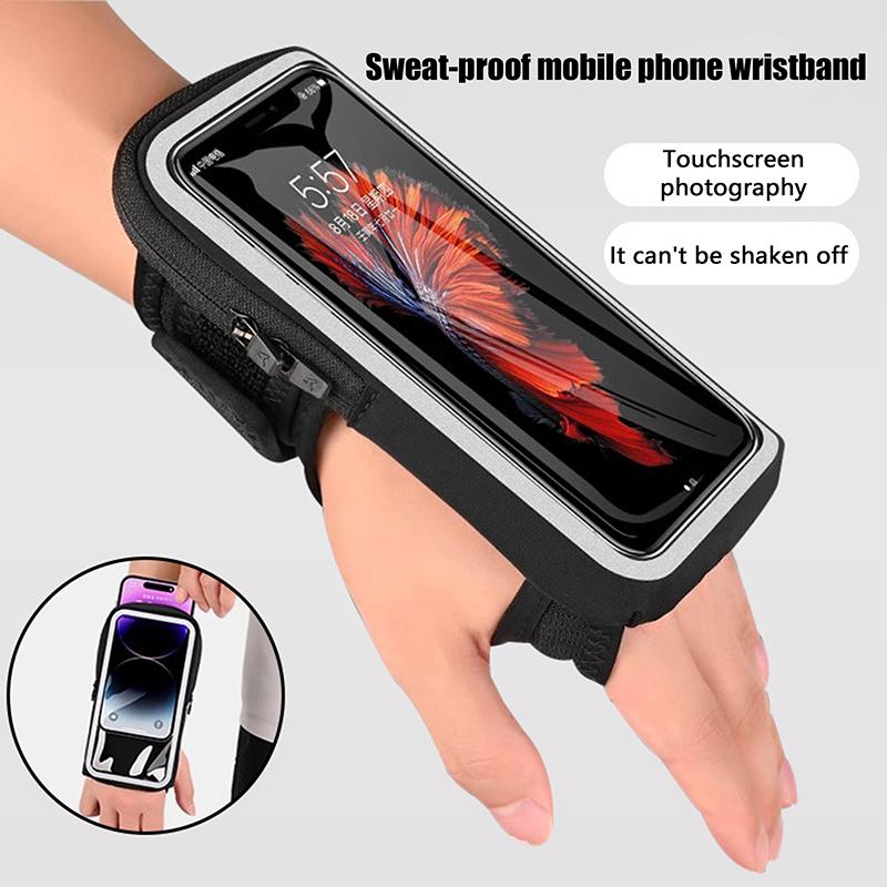 Venkovní dotykové běžecké tašky pro iPhone 16 15 14 13 Pro Max 16 Plus 16E Xiaomi Samsung Cyklistika Fitness Náramek na paži Pouzdro na zápěstí