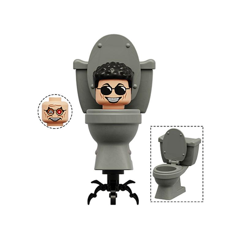 War Skibidi Toilet God Surveillance Expert Building Blocks Diy Figure Toy Gift