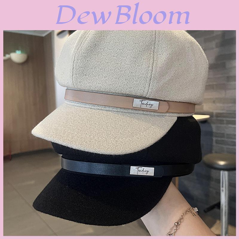 Vintage Wool Hat With Short Brim For Autumn Winter Stylish Adult Men Women