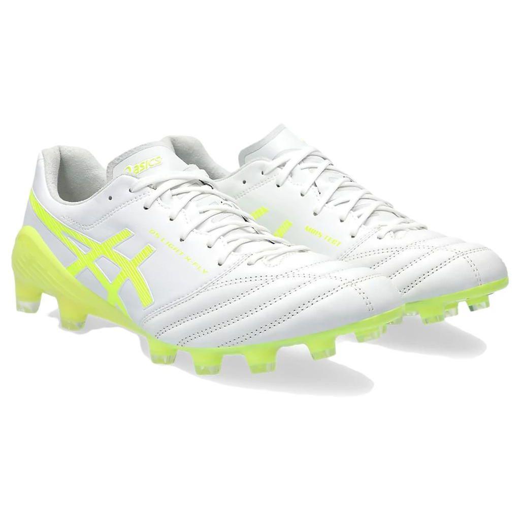 Asics Ds Light X-Fly 5 Hg Soccer Shoes Men Soccer Shoes White Yellow 1101A047-101