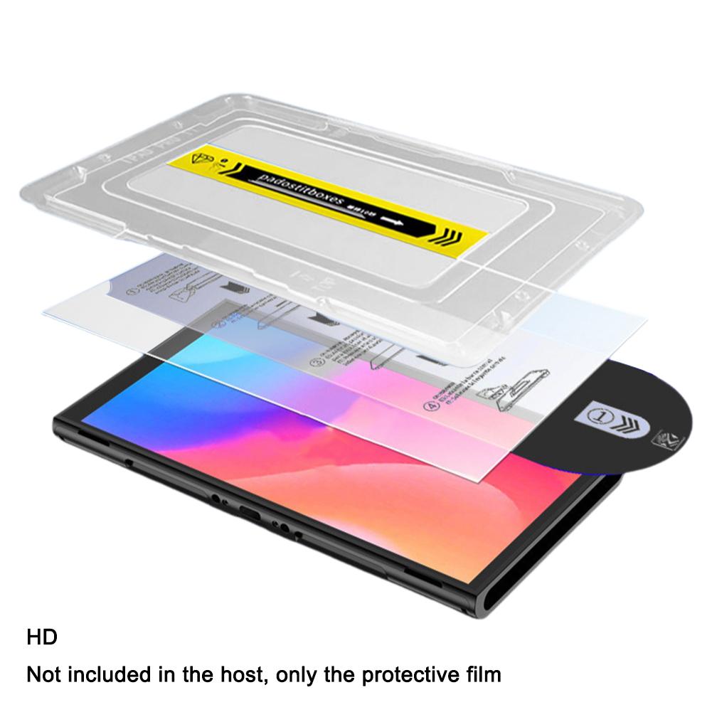 

Tempered Glass Screen Protector Compatible For Switch 2 Dust-free HD Clear Screen Protector With Auto Alignment Kit