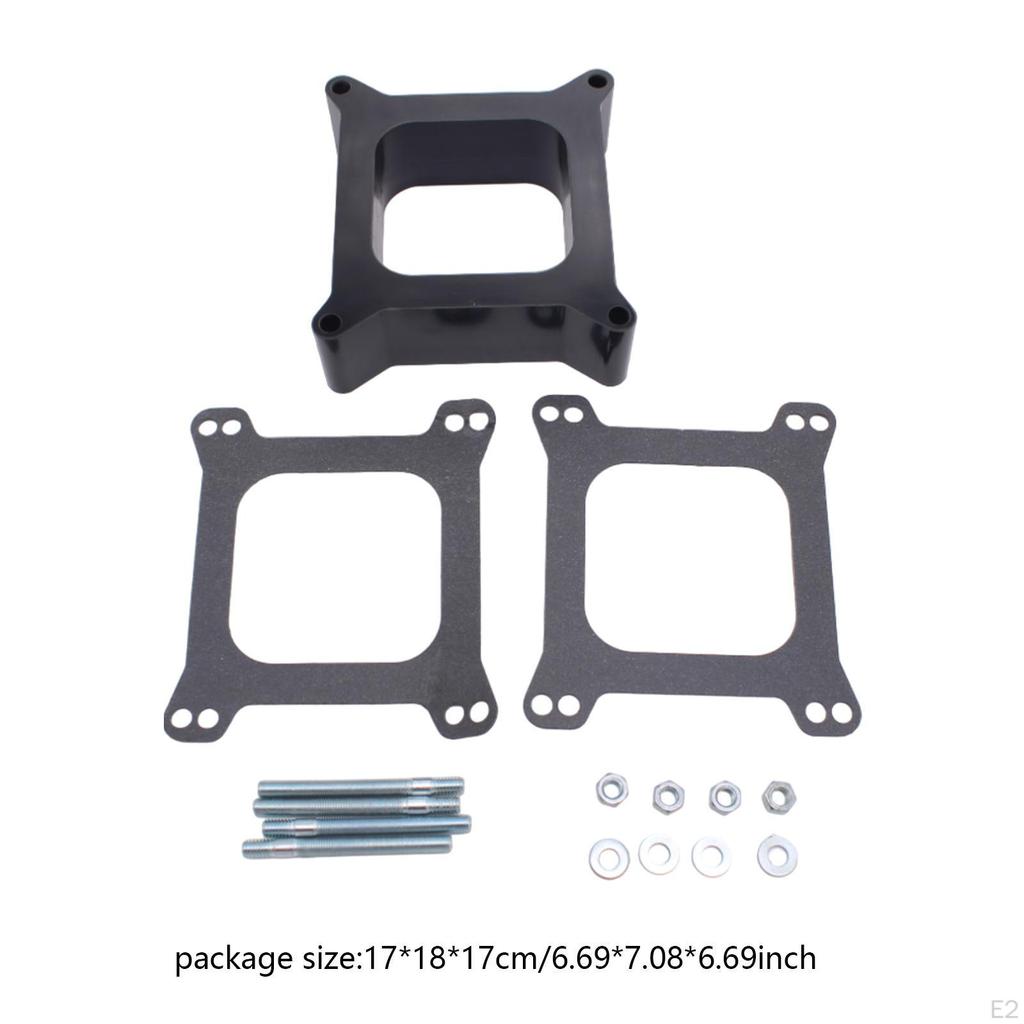 2" Open Phenolic Carburetor Spacer Easy To Install Compatible for Chevy