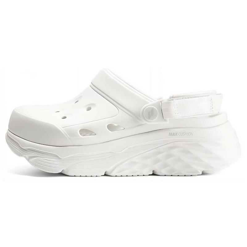 Skechers Women EVA Dolphin Bubble Comfort Clogs White 111268-OFWT 39