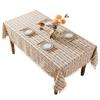 French Printed Tablecloth Waterproof Oil Resistant Wear-resistant Dining Tablecloth Floral Fringed Tablecloth Tea Table Decorate