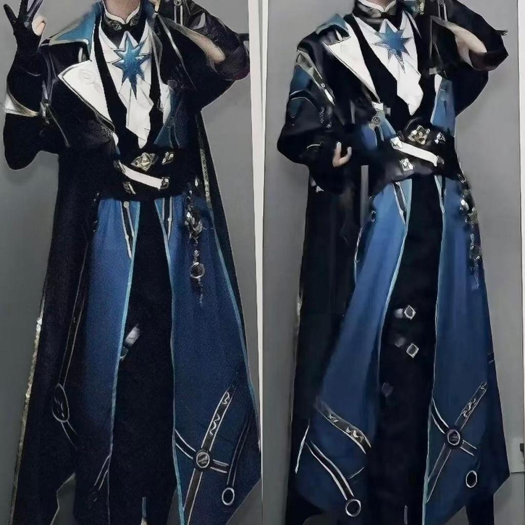 Anaxagoras Cosplay Spiel Honkai Star Rail Kostüm Anaxa Uniform Perücke Hain der Epiphanie Amphoreus Hallowen Outfit für Frauen Männer