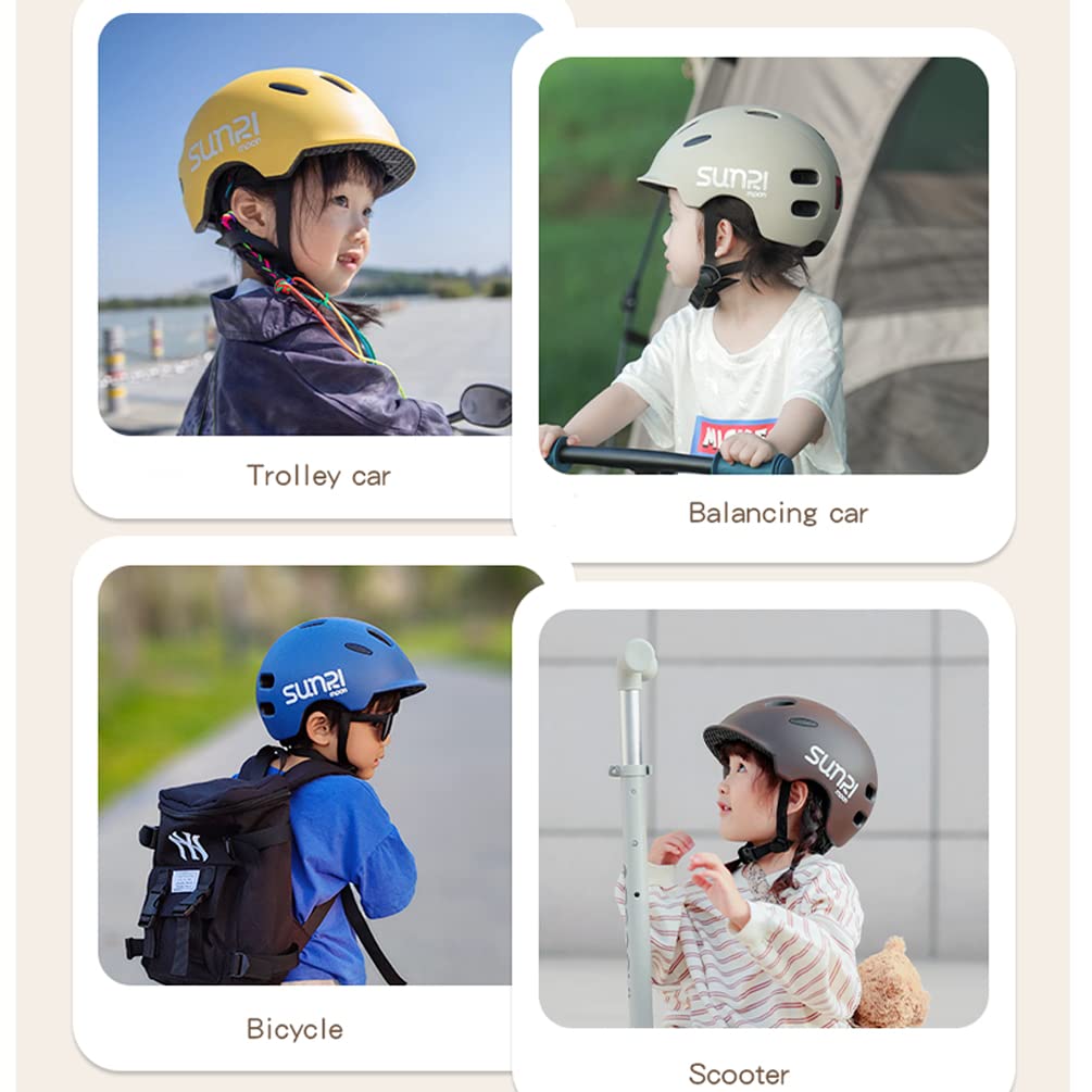 SUNRIMOON Bicycle Helmet for Balance Wheel Kids Elementary School Impact Ultra Adjustable CPSC Safety Standard CE Certified GB Certified Children,
