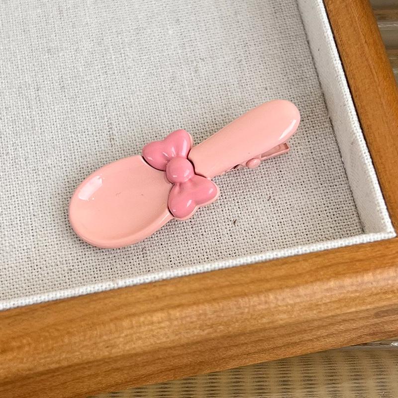 UXSL New Cute And Funny Creative Hair Clips Colorful Bow Soup Spoon Hairpins for Women Girls Barrettes Fashion Hair Accessories