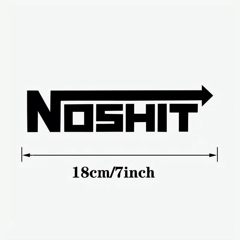 NOSHIT Nos Style Decal Funny Car Truck Vinyl Sticker Racing Window Decal Stickers Window Decals