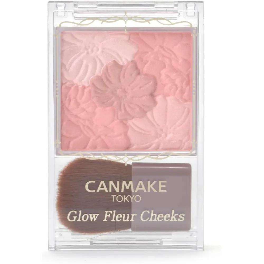 

CANMAKE Glow Fleur Cheek 11 Chai Fleur 6.1g Tone-down Pink (3 Pieces) 2