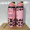Stainless Steel Double Layer Water Bottle With Silicone Lid For Fitness School And Commuting