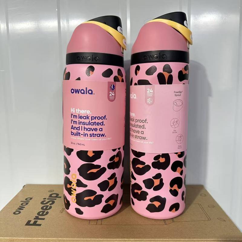 Stainless Steel Double Layer Water Bottle With Silicone Lid For Fitness School And Commuting