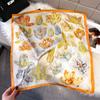 Fashion Square Fashion Foreign Style Small Silk Scarf Women'S Headband Decorative Scarf Dual-Purpose Small Square Scarf New Scarf