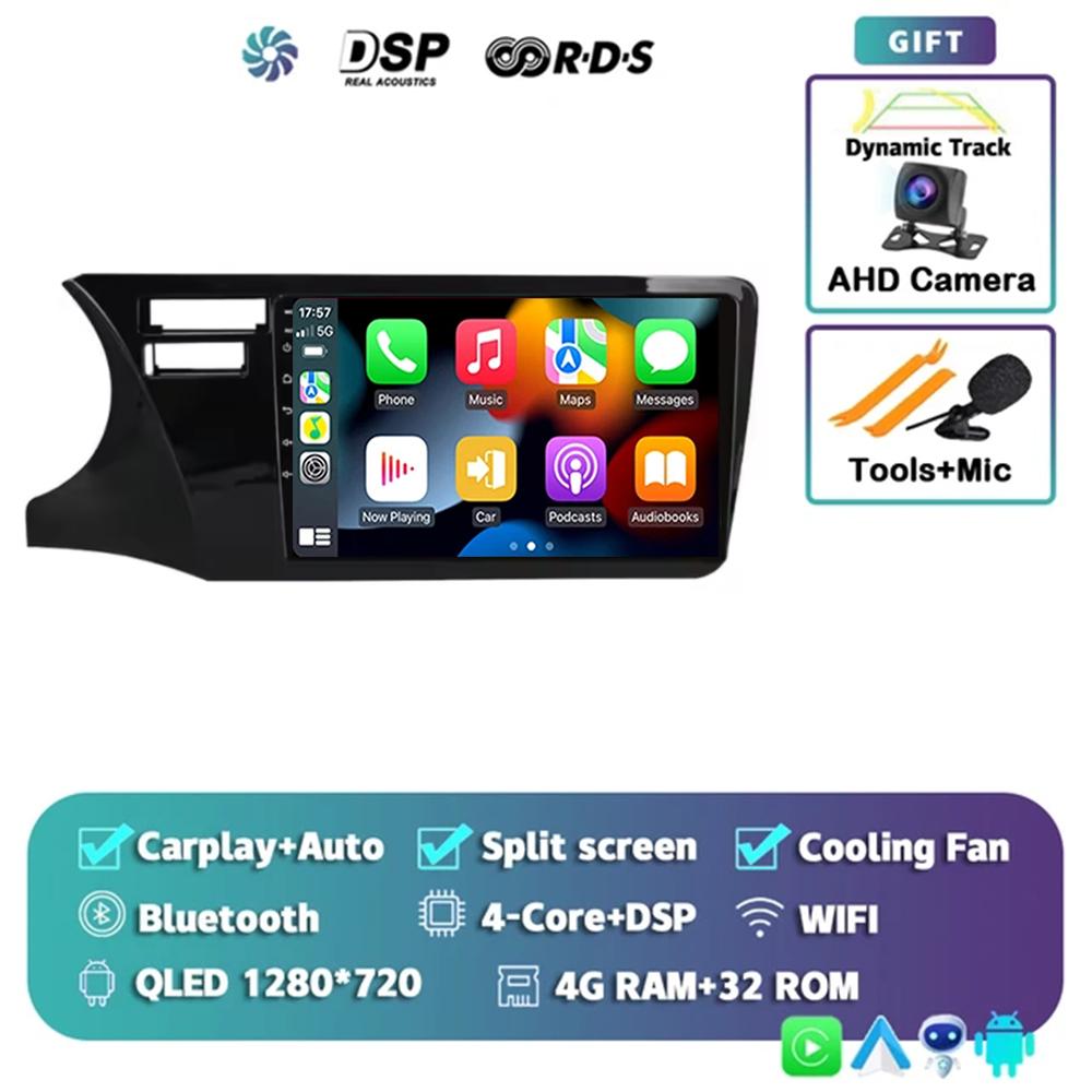 

Carplay Car Multimedia Player For Honda City 2014 - 2019 Car Radio Android 14 Stereo 4G Navigation Head Unit Autoradio GPS Auto