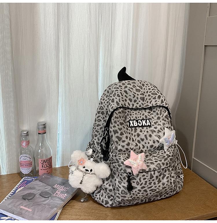 Sommermode Rucksack aus Nylon mit großer Kapazität für Mädchen - Trendiger Schulrucksack