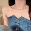 2023 Trendy Women's Colorful Stone Choker Necklace - Versatile Summer Clavicle Chain
