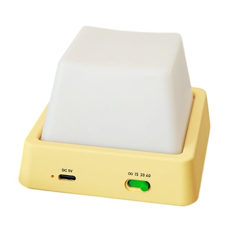 Funny Keyboard Key Night Light Bedroom Ornament Sleep Bedside Lamp Decoration Rechargeable Sleep Night Lamp Enduring