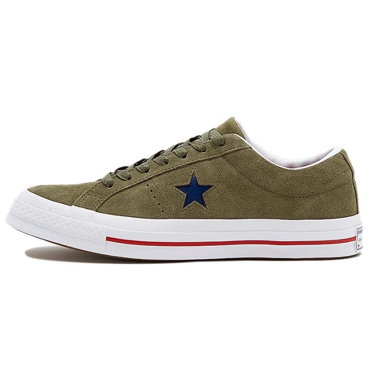 

Converse One Star Non Slip Wear resistant Casual Skateboarding Shoes Unisex Green 161194C 42