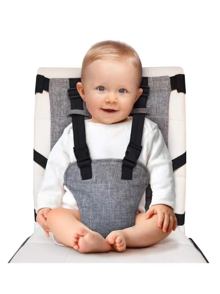 

Ремень безопасности для детского стульчика, предотвращающий падение ребенка, регулируемый ремень безопасности для детского стульчика для кормления детей, защитный кожух серый