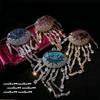 Vintage Royal Sapphire Jellyfish Earrings, Moana, Para Deluxe Jellyfish Zircon Earrings