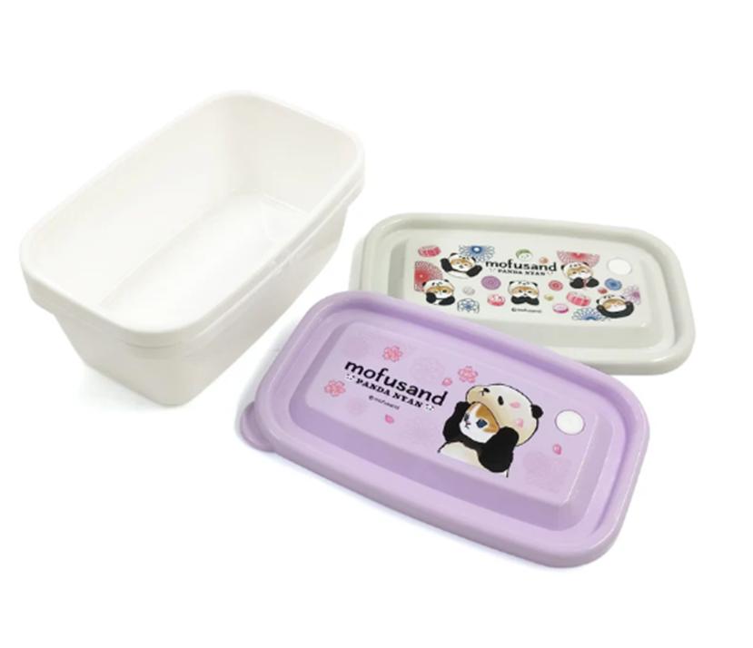 Mofusand Svačinový box 2dílná sada ( Panda Nyan ) Japonsko NOVÝ