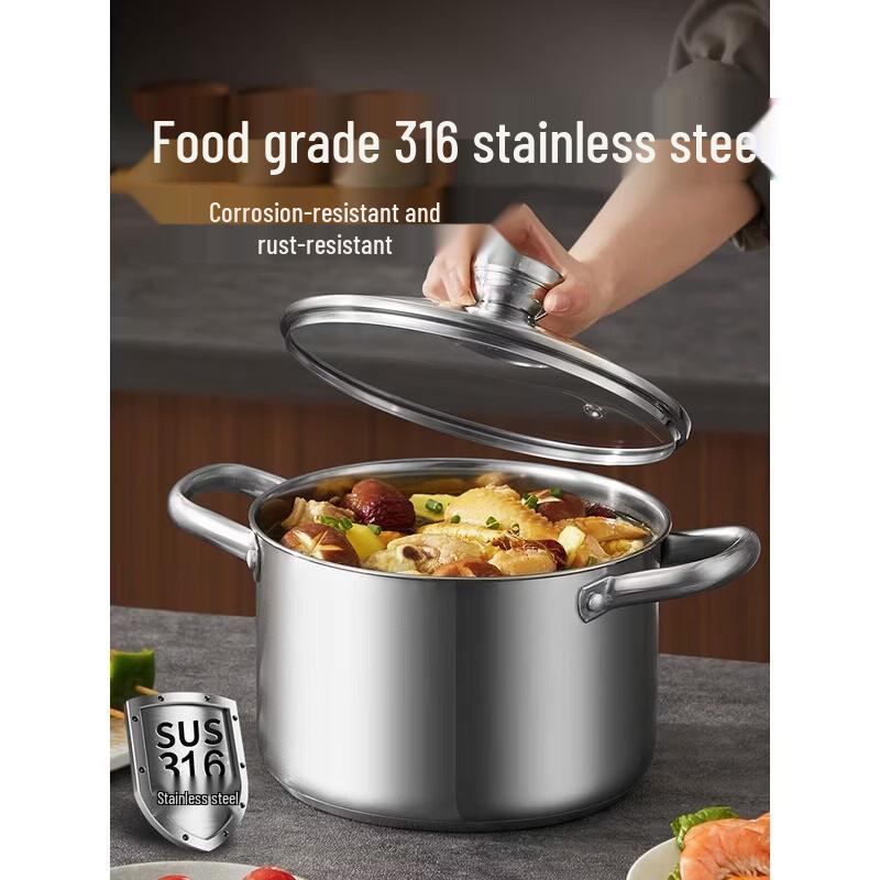 

COOKER KING 316 Series Stainless Steel 20cm Milk & Soup Pot
