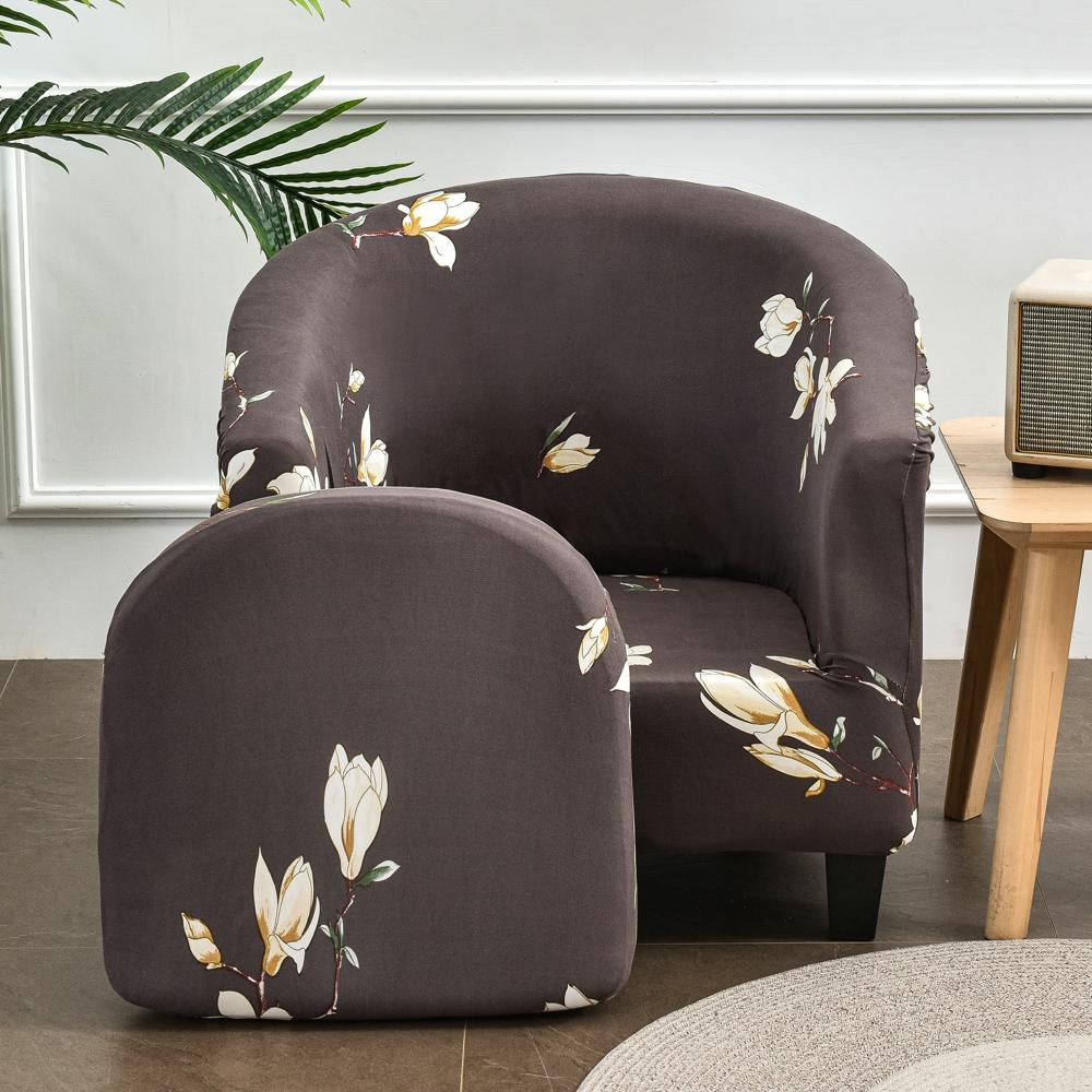 Split Style Tub Club Armchair Sofa Covers for Living Room Stretch Bar Counter Sofa Slipcover with Seat Cushion Couch Cover