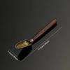 1pcs Tea Spoon Ebony Teaspoon Solid Wood Retro Creative Tea Shovel Tea KongFu Tea Ceremony Accessories Gift