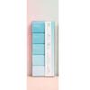 5pcs Pure Gradient Color Erasers Set Less-dust for Pencil Cleaning Stationery School Exam A7611