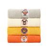 25x50cm Cartoon Animal Embroidery Bathroom Hanging Children Towel Cotton Face Wash Soft Water Absorbent