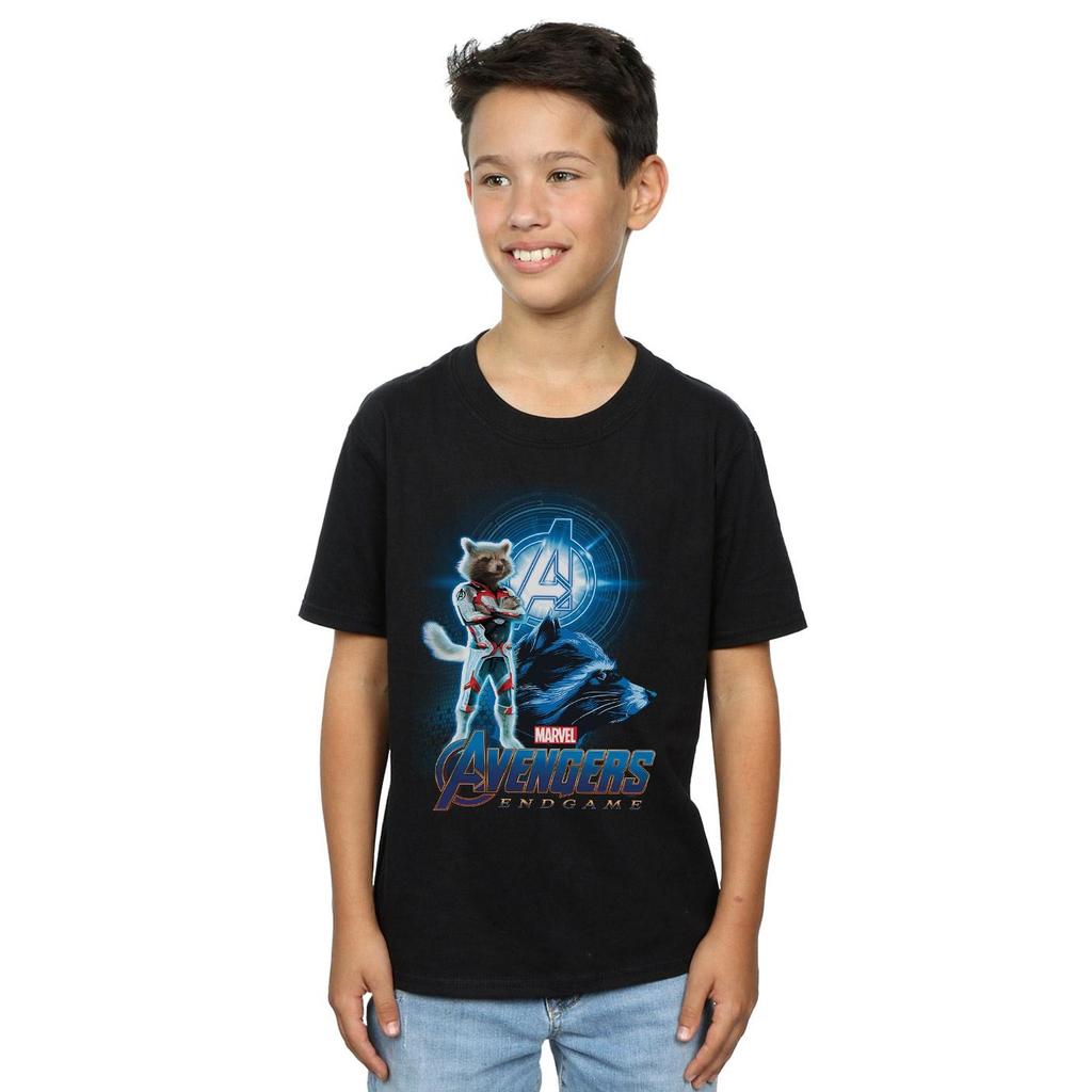 Marvel Avengers Endgame Rocket Team Suit T-Shirt für Jungen