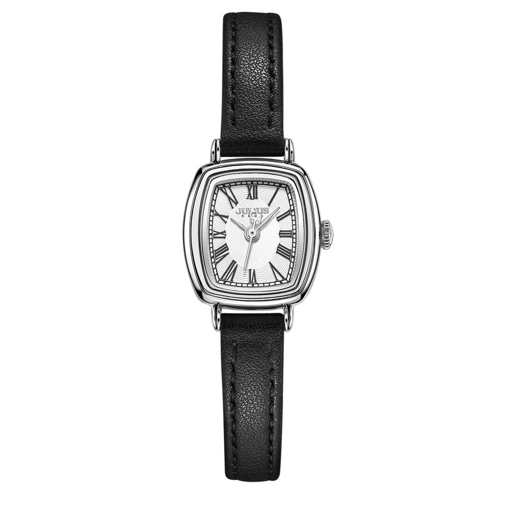Jyullieoseu Jat-008 Square Mesh Leather Women'S Watch