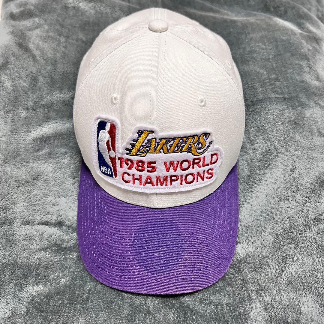 Used Los Angeles Lakers 1985 World Champion Cap
