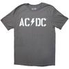 AC/DC Unisex Adult PWR-UP EU Tour ´24 Logo Back Print T-Shirt