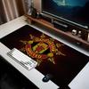 Flaming Manchester Crest   Mouse Pad Office Desk Mat, Gaming Mouse Pad Mousepad, Keyboard pad,Heavy-Duty Non-Slip Rubber Backing, Gift