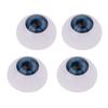 Acrylic Baby Doll Eyeballs Colored Eye Parts DIY Replacement Accessories for Dolls Making and Crafts