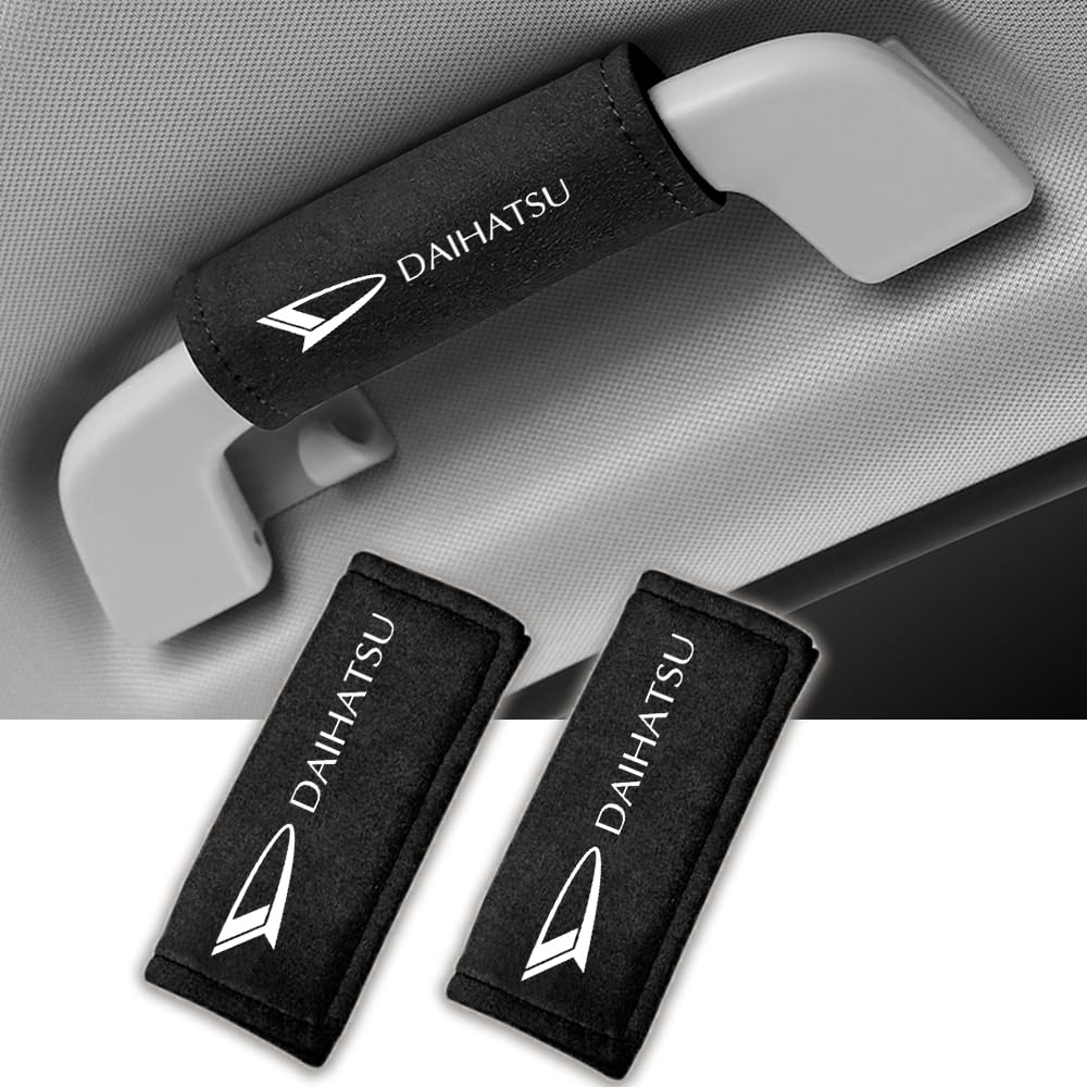 

[Fumezu] Накладка на ручку помощи, Совместимая с автомобилем, Совместимая с автомобильной накладкой на ручку Toyota Daihatsu, Защитная ручка, Applicable to Daihatsu чёрный