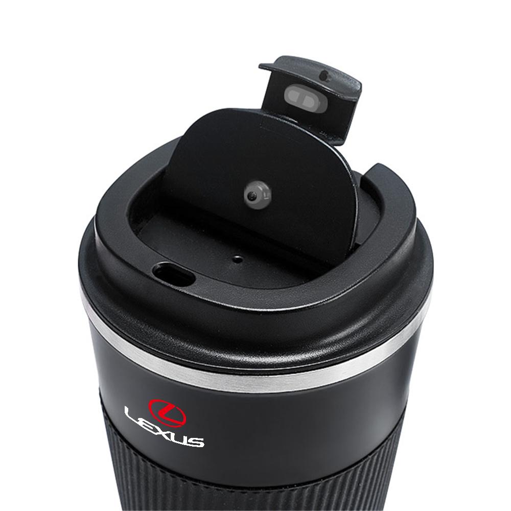 Car Thermos Cup Stainless Steel Coffee Insulated Vacuum Bottle Travel Mug For Lexus CT200h NX300h RX300 RX330 EX300h FSport IS AEK1