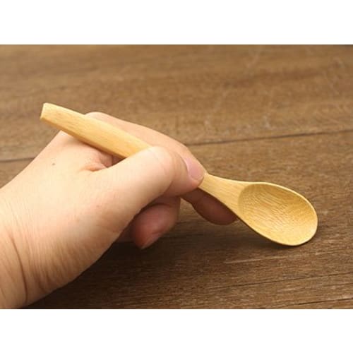 Tableware East: Stylish and comfortable oval (natural) spoon (bamboo)