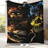Coperta in Flanella Horror Freddy F-FNAF Games, Coperta in Peluche Calda Ultra Morbida per Casa Camera da Letto Letto Divano Ufficio Campeggio Picnic